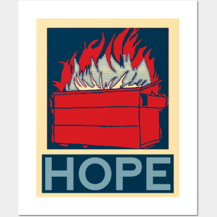 Hope is in the Trash Posters and Art